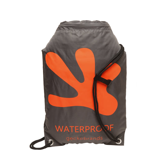 MOCHILA CON CORDONES GRIS IMPERMEABLE / WATERPROOF 10L DRAWSTRING