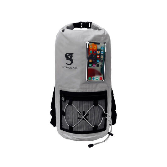 MOCHILA IMPERMEABLE GRIS HYDRONER 20L BACKPACK
