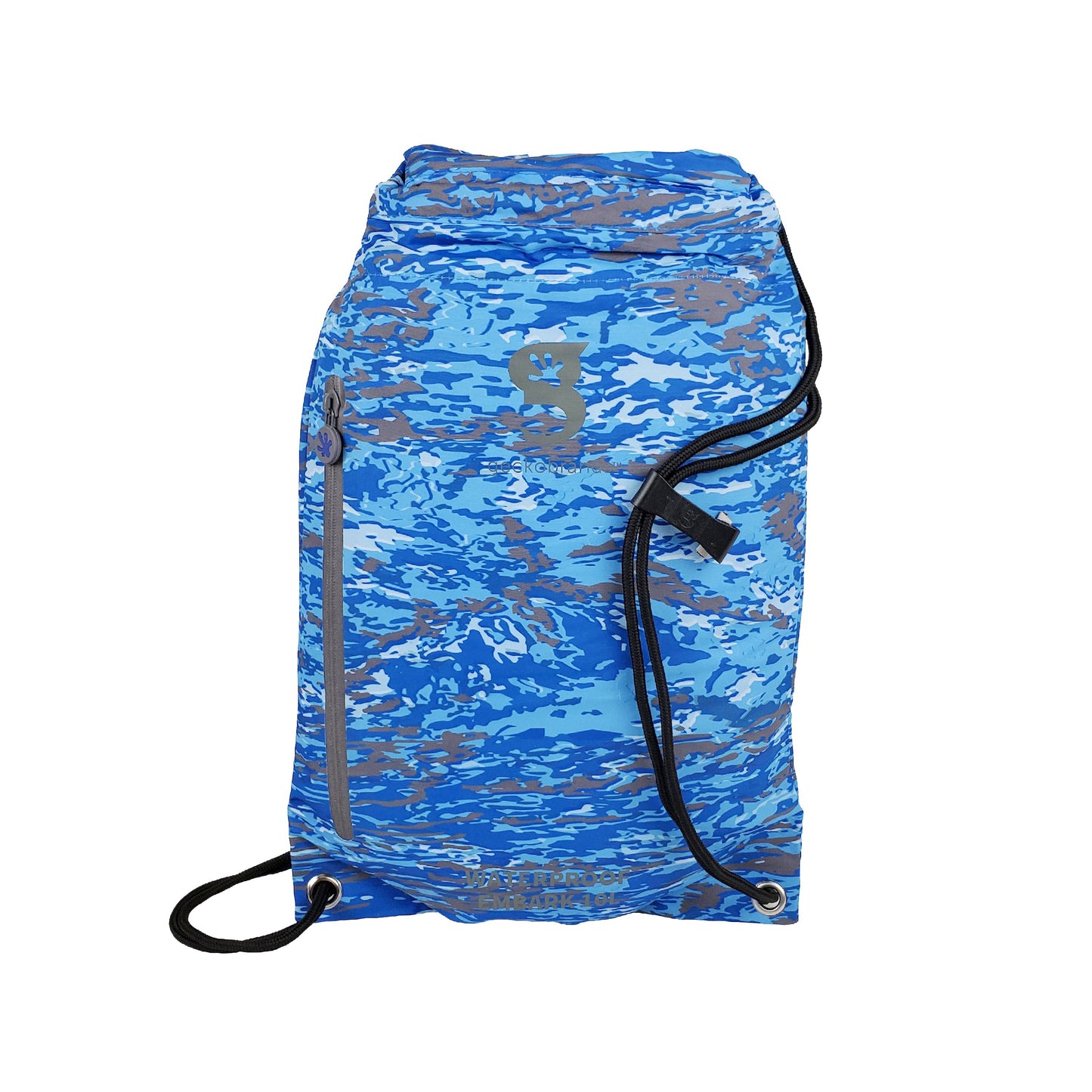 MOCHILA CON CORDONES NEGRA NEON IMPERMEABLE / WATERPROOF 10L DRAWSTRING