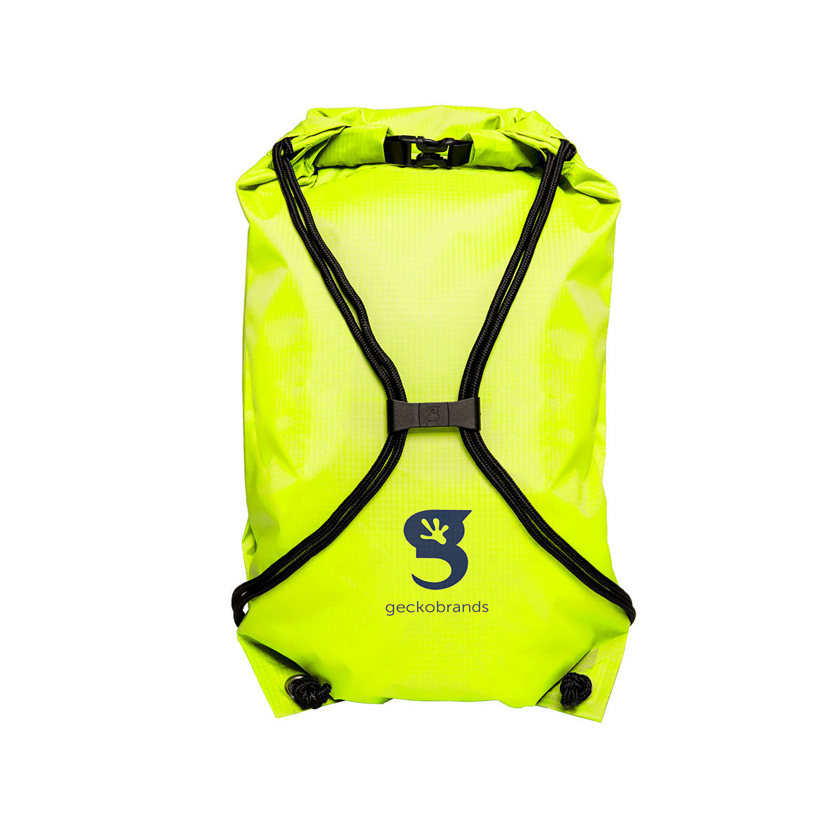 MOCHILA CON CORDONES NEGRA NEON IMPERMEABLE / WATERPROOF 10L DRAWSTRING