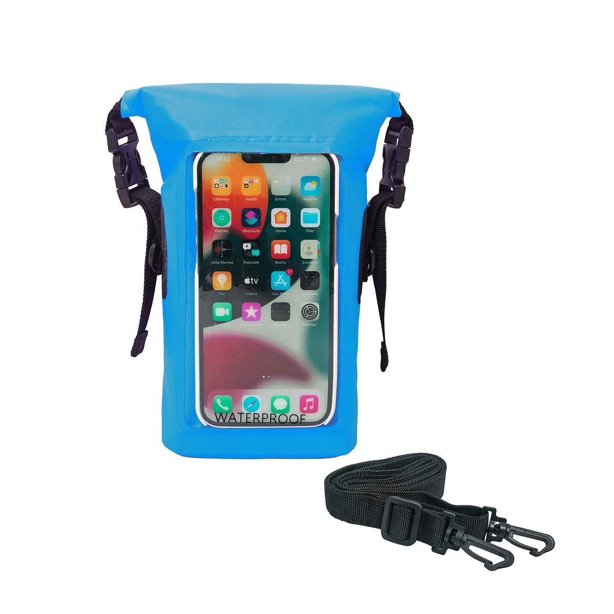 BOLSA SECA PARA CELULAR COLOR AZUL / PHONE TOTE WATERPROOF