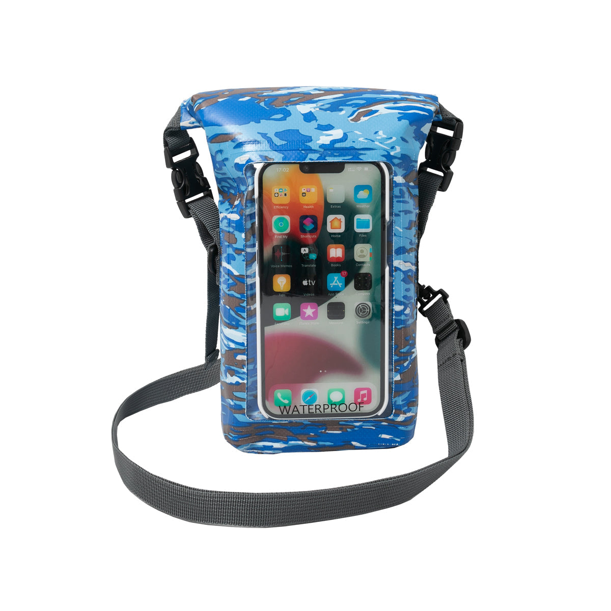 BOLSA SECA PARA CELULAR COLOR AZUL / PHONE TOTE WATERPROOF