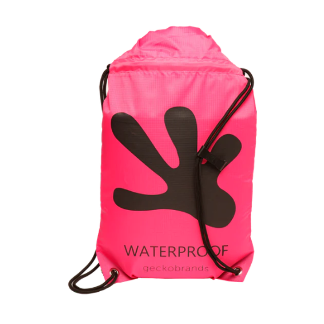 MOCHILA CON CORDONES NEGRA NEON IMPERMEABLE / WATERPROOF 10L DRAWSTRING